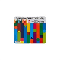 クーピーペンシル18色 缶入(FY18)