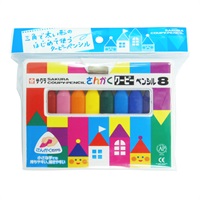 さんかくクーピーペンシル8色(FYL8‐P)