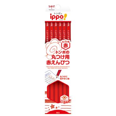 あかえんぴつ Amazon | トンボ鉛筆 ippo! 丸つけ用 赤えんぴつ 1ダース(12本入
