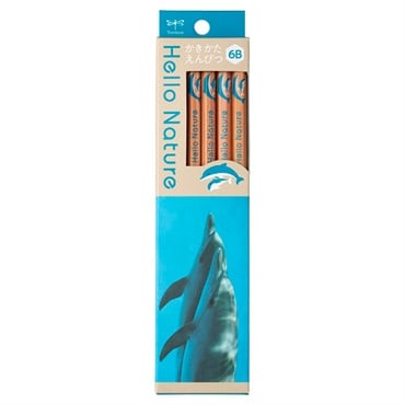 かきかたえんぴつ ハローネイチャ ハンドウイルカ(6B)