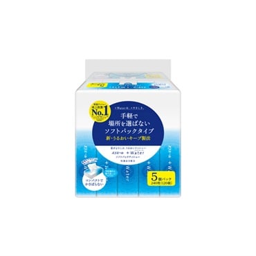 エリエール +Water ソフトパックタイプ 120組5個 エリエール elleair 大王製紙