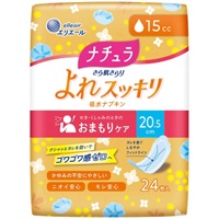 エリエール ナチュラ よれスッキリ 吸水ナプキン 15㏄  24枚入(15㏄ 24枚入)