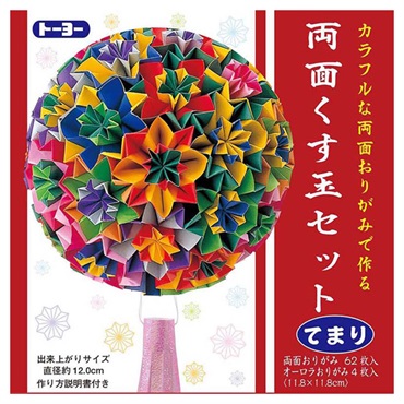 両面くす玉セット てまり