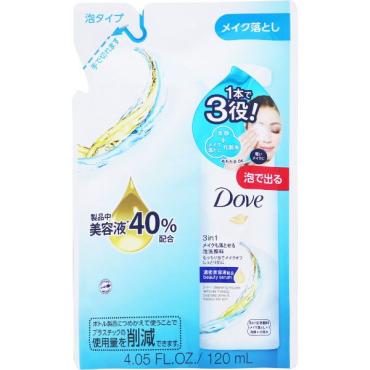 ダヴ 3in1 メイクも落とせる泡洗顔料(詰替)