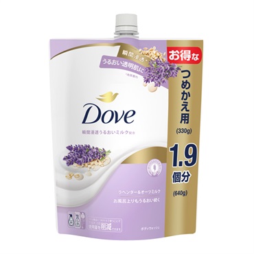 ダヴ ボディウォッシュ ラベンダー&オーツミルク 詰替 640g Dove ユニリーバ・ジャパン