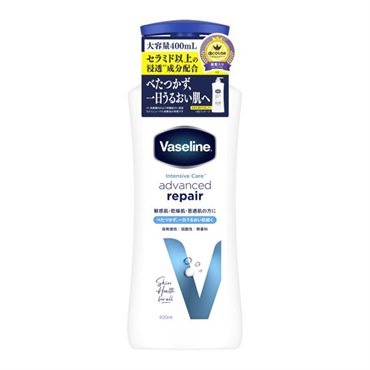 ヴァセリン インテンシブケア アドバンスドリペア ボディローション 無香料 400ml Vaseline ユニリーバ・ジャパン