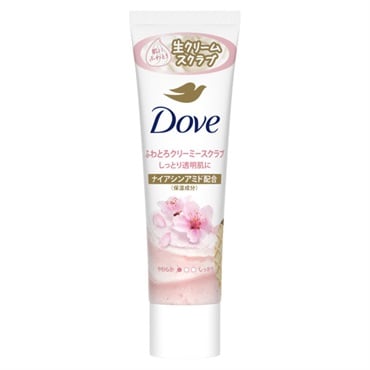 ダヴ ふわとろクリーミースクラブ チューブ 50g Dove ユニリーバ(サクラ&ムスク)