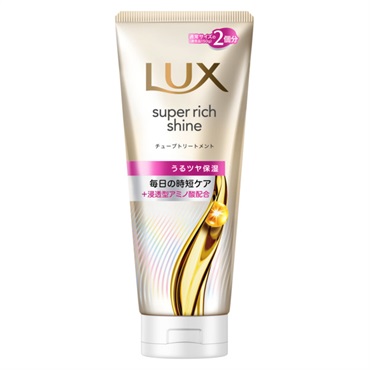 【単品8個セット】 ユニリーバ・ジャパン ラックス スーパーリッチシャイン モイスチャー 保湿チューブトリートメント 300G(代引不可)【送料無料】 ラックス スーパーリッチシャイン チューブトリートメント 300g LUX