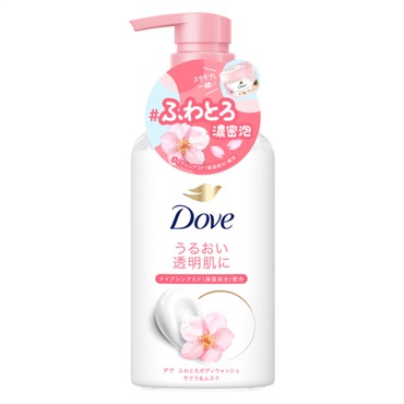 ダヴ ふわとろボディウォッシュ ポンプ 450g Dove ユニリーバ(サクラ&ムスク)