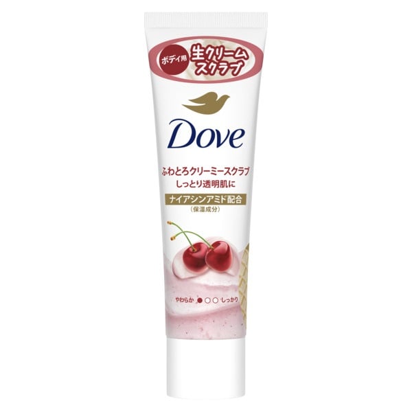 ダヴ ふわとろクリーミースクラブ チェリー＆アプリコットミルク チューブ 50g Dove ユニリーバ(50g)