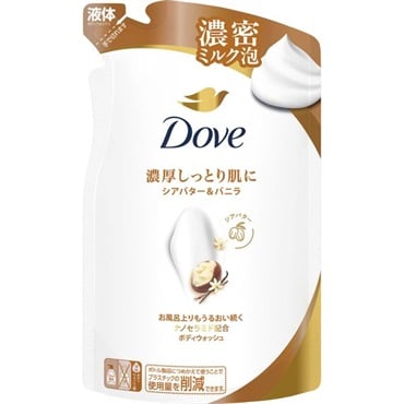 ダヴ　ボディウォッシュ　シアバター＆バニラ　つめかえ用  300g