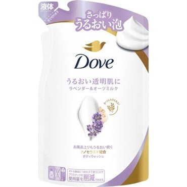 ダヴ　ボディウォッシュ　ラベンダー＆オーツミルク　つめかえ用  300g