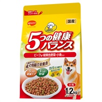 ビタワン 5つの健康バランス ビーフ味・野菜入り 小粒 1.2kg ビタワン 日本ペットフード(1.2kg)