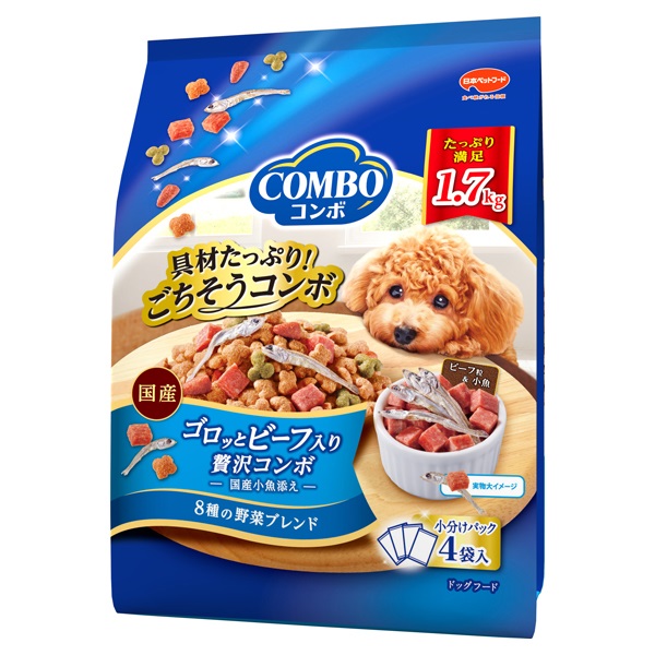 コンボ ドッグ ゴロッとビーフ入り 1.7kg コンボ COMBO 日本ペット