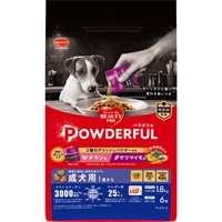 ビューティープロ ドッグ パウダフル  日本ペットフード(成犬用 チキン味・サツマイモ味パウダー付き)