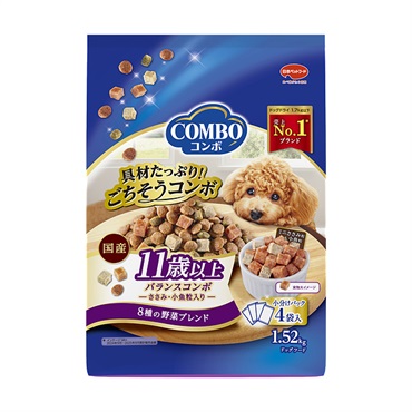 コンボ ドッグ 11歳以上 バランスコンボ 8種の野菜ブレンド 1.52kg COMBO 日本ペットフード