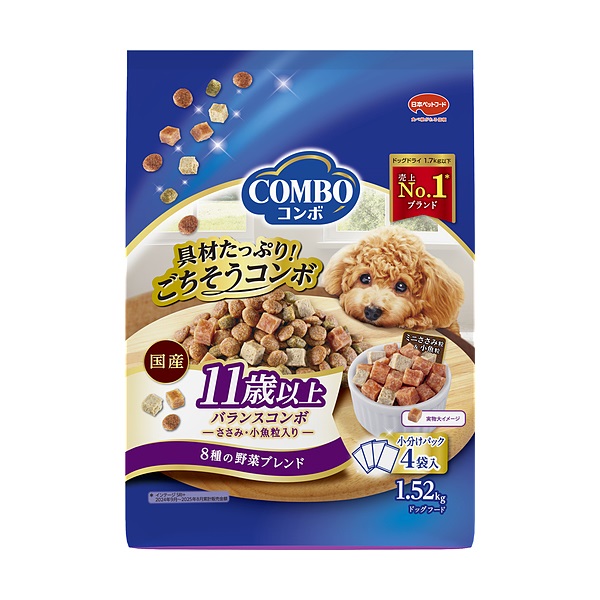 コンボ ドッグ 11歳以上 バランスコンボ 8種の野菜ブレンド 1.52kg COMBO 日本ペットフード(1.52kg)