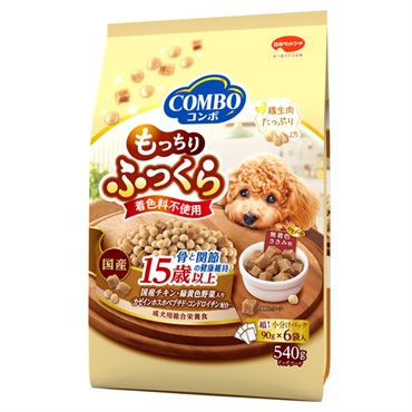 コンボ ドッグ もっちりふっくら 540g COMBO 日本ペットフード(15歳以上/骨と関節の健康維持)