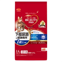 ビューティープロ キャット 猫下部尿路の健康維持 1歳から 1.4kg ビューティープロ BEAUTYpro 日本ペットフード(下部フィッシュ)