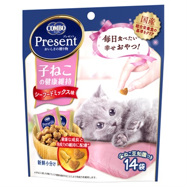 コンボ プレゼント キャット 42g コンボ COMBO 日本ペットフード(子ねこの健康維持)