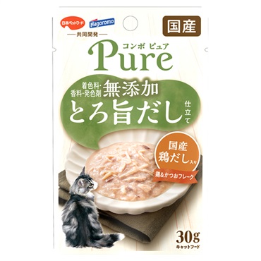 コンボ ピュア キャット パウチ 鶏&かつお 30g COMBO 日本ペットフード
