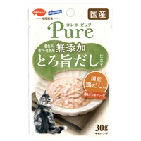コンボ ピュア キャット パウチ 鶏&かつお 30g COMBO 日本ペットフード(国産鶏だし入り)