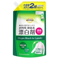 衣料用酸素系液体漂白剤 濃縮タイプ つめかえ 大容量 960ml    トップバリュベストプライス(960ml)