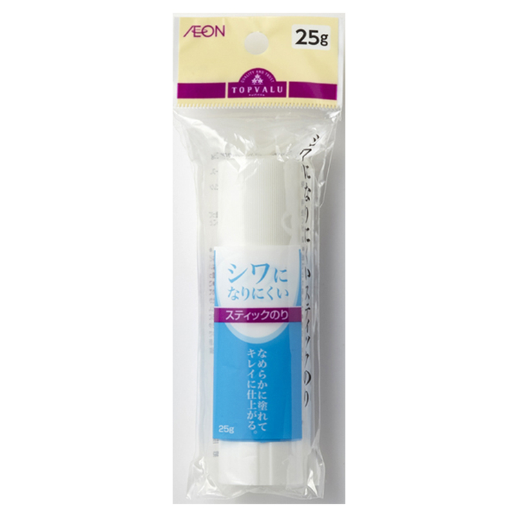 トップバリュ シワになりにくいスティックのり25g | イオンスタイル