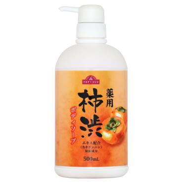 薬用柿渋エキス配合 ボディソープ トップバリュ(本体 500ml)