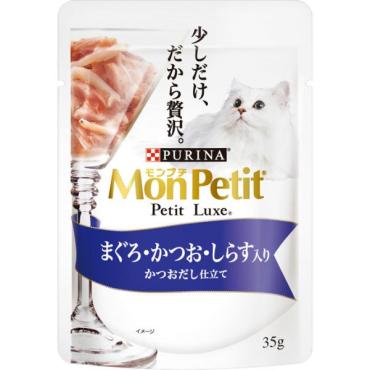 モンプチ プチリュクスパウチ 35g モンプチ Mon Petit ネスレ日本(かつおしらす)