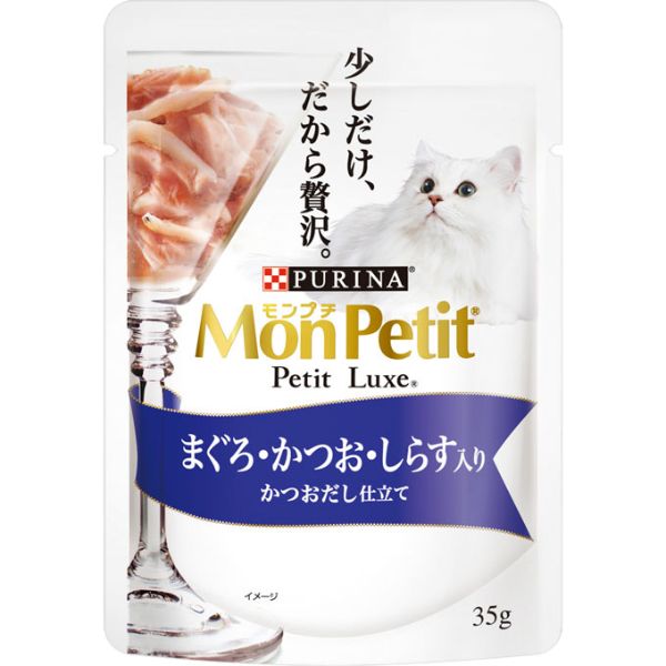 モンプチ プチリュクスパウチ 35g モンプチ Mon Petit ネスレ日本(かつおしらす)