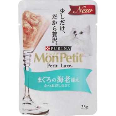 モンプチ プチリュクスパウチ 35g モンプチ Mon Petit ネスレ日本(まぐろ海老)