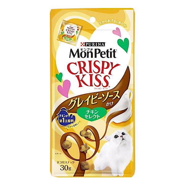 モンプチ クリスピーキッス グレイビーソースかけ チキン