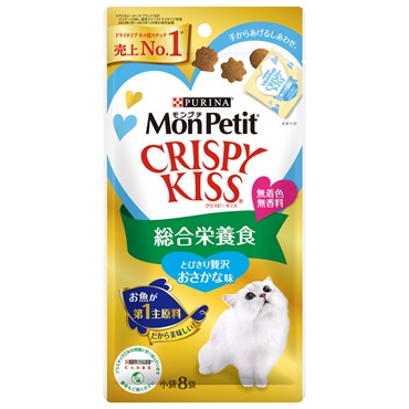 モンプチ クリスピーキッス 総合栄養食 とびきり贅沢 おさかな味 24g モンプチ Mon Petit ネスレ日本