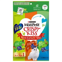 モンプチ クリスピーキッス バラエティパック グリル&海鮮グルメセレクト 144g モンプチ Mon Petit ネスレ日本(グリル&海鮮グルメ)