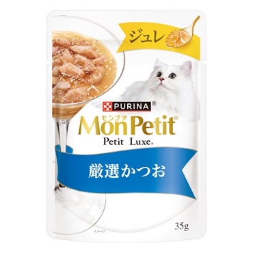 モンプチ プチリュクスパウチ ジュレ 35g Mon Petit ネスレ日本(厳選かつお)