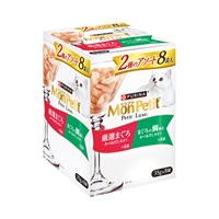 モンプチ プチリュクスパウチ  35g×8袋 Mon Petit ネスレ日本(2種アソート厳選まぐろ＆まぐろ鯛)