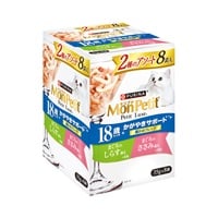モンプチ プチリュクスパウチ  35g×8袋 Mon Petit ネスレ日本(2種アソート18歳まぐろしらすささみ)