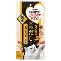 モンプチ クリスピーキッス 3種の本格だし入り にぼしだし入り 30g Mon