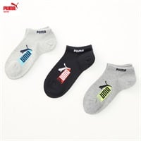 PUMA(プーマ) ロゴスニーカー丈ソックス３足組 男の子 女の子 キッズ