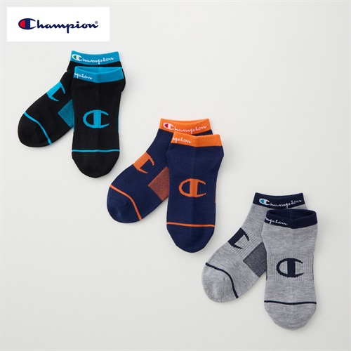 Champion(チャンピオン) スニーカー丈ソックス 3足組  キッズ 男の子 19-24cm