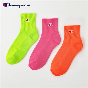 Champion(チャンピオン) チャンピオンCロゴショート丈ソックス レディス(コミB-23-25CM)