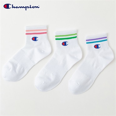 Champion(チャンピオン) チャンピオンラインCロゴショート丈ソックス レディス