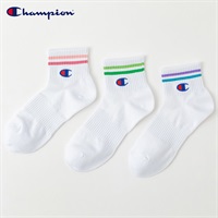 Champion(チャンピオン) チャンピオンラインCロゴショート丈ソックス レディス(シロ-23-25CM)