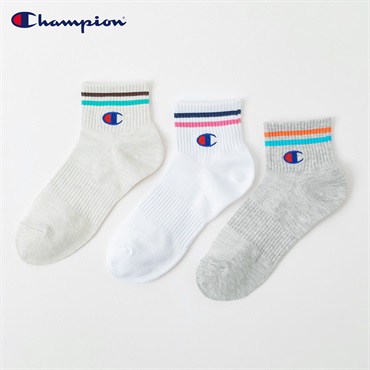 Champion(チャンピオン) チャンピオンラインCロゴショート丈ソックス レディス(コミ-23-25CM)