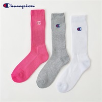 Champion(チャンピオン) チャンピオンCロゴクルー丈ソックス レディス(コミA-23-25CM)