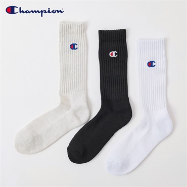 Champion(チャンピオン) チャンピオンCロゴクルー丈ソックス レディス