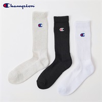Champion(チャンピオン) チャンピオンCロゴクルー丈ソックス レディス(コミD-23-25CM)