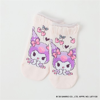 クロミ フロントスニーカー丈ソックス キッズ 女の子 15-20cm(A-15-20cm)