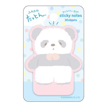 ふわふわたっとん みんなでたっちっち付箋(ぱんだ)